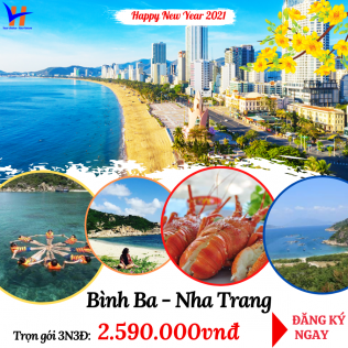 BÌNH BA – NHA TRANG 3N3Đ  (Tour Tết)